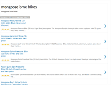 Tablet Screenshot of bestmongoosebmxbikes-review.blogspot.com