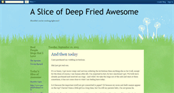 Desktop Screenshot of deepfriedawesome.blogspot.com