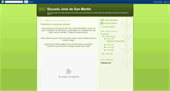 Desktop Screenshot of escuelajosedesanmartin.blogspot.com