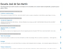 Tablet Screenshot of escuelajosedesanmartin.blogspot.com