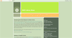 Desktop Screenshot of inhslibnews.blogspot.com