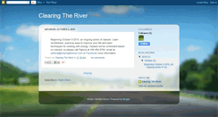 Desktop Screenshot of clearingtheemotionalriver.blogspot.com