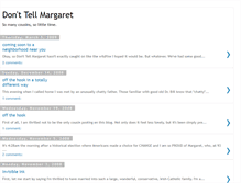 Tablet Screenshot of donttellmargaret.blogspot.com