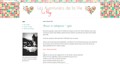 Desktop Screenshot of lesaventuriersdelavie.blogspot.com