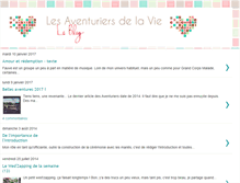 Tablet Screenshot of lesaventuriersdelavie.blogspot.com