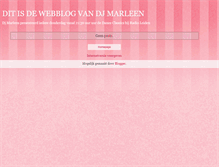 Tablet Screenshot of djmarleen.blogspot.com