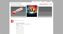 Desktop Screenshot of historiadesantajoaquina.blogspot.com