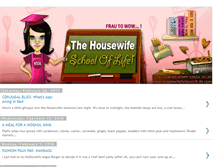 Tablet Screenshot of housewifeschooloflife.blogspot.com