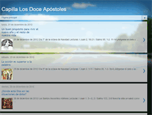 Tablet Screenshot of capillalosdoceapostoles.blogspot.com