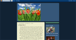 Desktop Screenshot of cindyfromtheretohere.blogspot.com