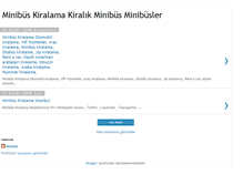 Tablet Screenshot of minibus-kiralama.blogspot.com