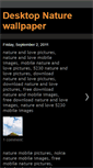 Mobile Screenshot of desktopnaturewallpaper.blogspot.com
