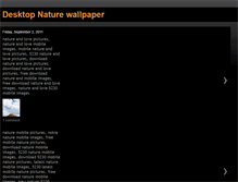 Tablet Screenshot of desktopnaturewallpaper.blogspot.com
