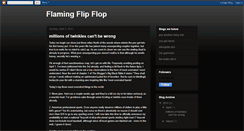 Desktop Screenshot of flamingflipflop.blogspot.com