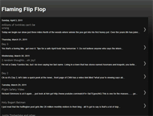 Tablet Screenshot of flamingflipflop.blogspot.com