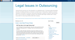 Desktop Screenshot of outsourcing-legal-issues.blogspot.com