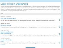 Tablet Screenshot of outsourcing-legal-issues.blogspot.com