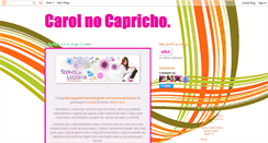 Desktop Screenshot of carolcapricho.blogspot.com