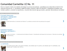 Tablet Screenshot of comunidadcarmelita11.blogspot.com