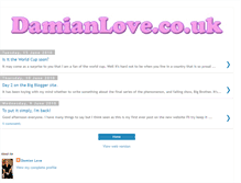 Tablet Screenshot of mrdamianlove.blogspot.com