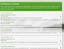 Tablet Screenshot of earthsavecanada.blogspot.com