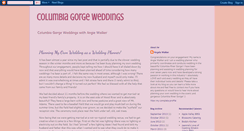 Desktop Screenshot of columbiagorgeweddingsblog.blogspot.com