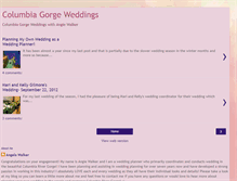 Tablet Screenshot of columbiagorgeweddingsblog.blogspot.com