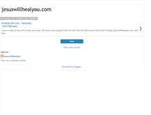 Tablet Screenshot of jesuswillhealu.blogspot.com