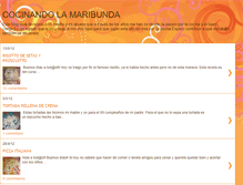 Tablet Screenshot of cocinandolamaribunda.blogspot.com