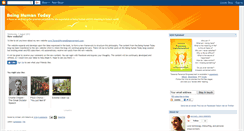 Desktop Screenshot of beinghumantoday.blogspot.com