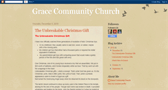 Desktop Screenshot of gracecommmunity.blogspot.com