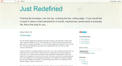 Desktop Screenshot of justredefined.blogspot.com