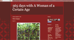 Desktop Screenshot of 365dayswithawomanofacertainage.blogspot.com