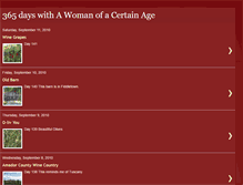 Tablet Screenshot of 365dayswithawomanofacertainage.blogspot.com