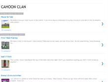 Tablet Screenshot of cahoonclanfamilysite.blogspot.com