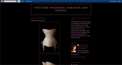 Desktop Screenshot of charlottedavisgowns.blogspot.com