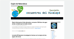 Desktop Screenshot of cajonnatural.blogspot.com