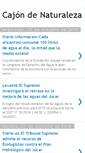 Mobile Screenshot of cajonnatural.blogspot.com