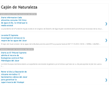 Tablet Screenshot of cajonnatural.blogspot.com
