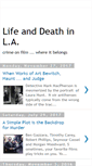 Mobile Screenshot of lalifeanddeath.blogspot.com