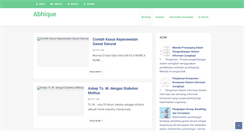 Desktop Screenshot of abhique.blogspot.com