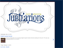 Tablet Screenshot of jubilationseventplanning.blogspot.com