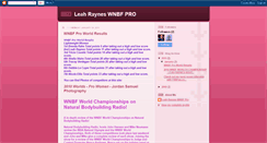 Desktop Screenshot of leahraynes.blogspot.com