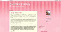 Desktop Screenshot of guentherjourney.blogspot.com