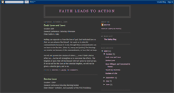 Desktop Screenshot of faithleadstoaction.blogspot.com