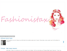 Tablet Screenshot of fashionistax.blogspot.com