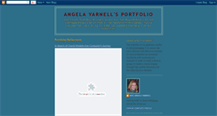 Desktop Screenshot of angelayarnellportfolio.blogspot.com
