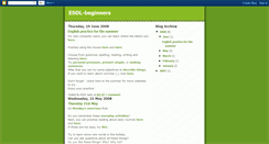 Desktop Screenshot of esol-beginners.blogspot.com
