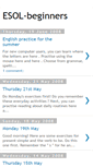 Mobile Screenshot of esol-beginners.blogspot.com