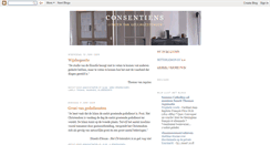 Desktop Screenshot of consentiens.blogspot.com